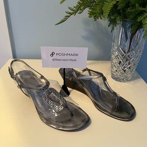 Lilly Pulitzer Via Sandal - Pewter - 8